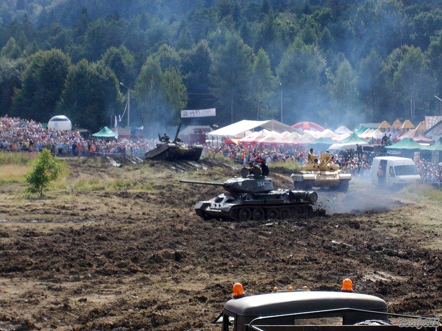 T-34, T-55 i T-72 na jednym poligonie :)