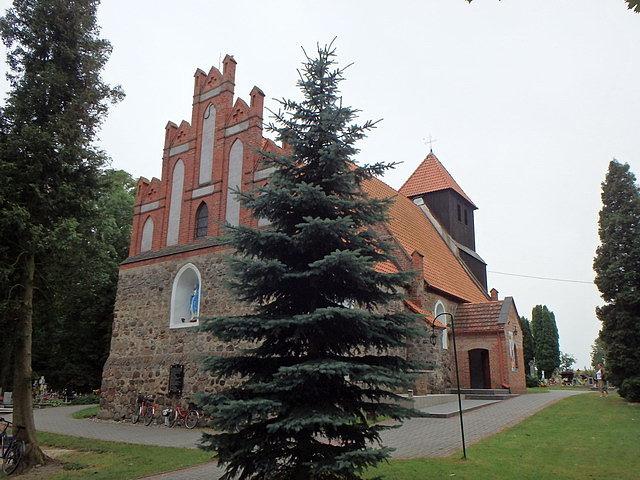 Trzebcz Szlachecki - kościół pw. Wniebowzięcia Najświętszej Maryi Panny