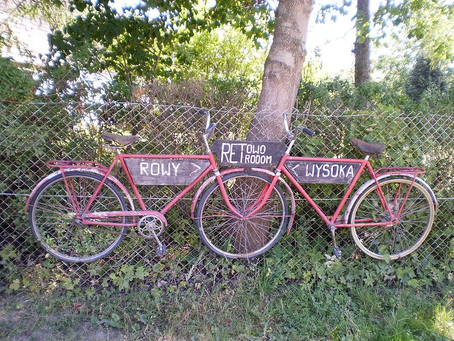 Rowerowy drogowskaz