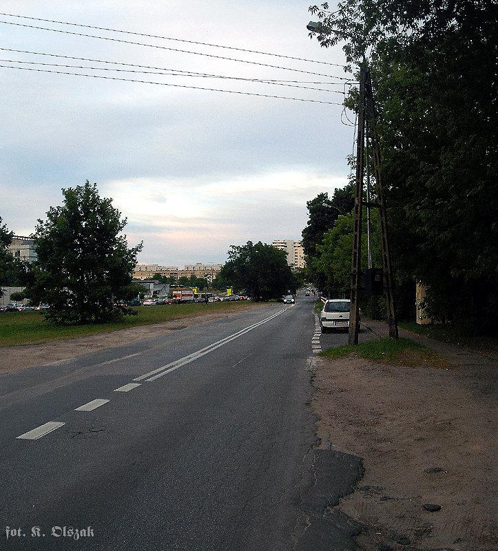 Powązkowska - droga z lotniska Babice
