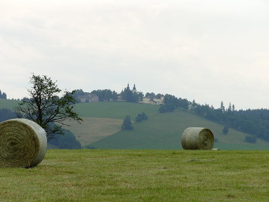 Udajemy się w kierunku Mala Morava, po wyjeździe z Kralik jeszcze fotka na klasztor w Kralikach
