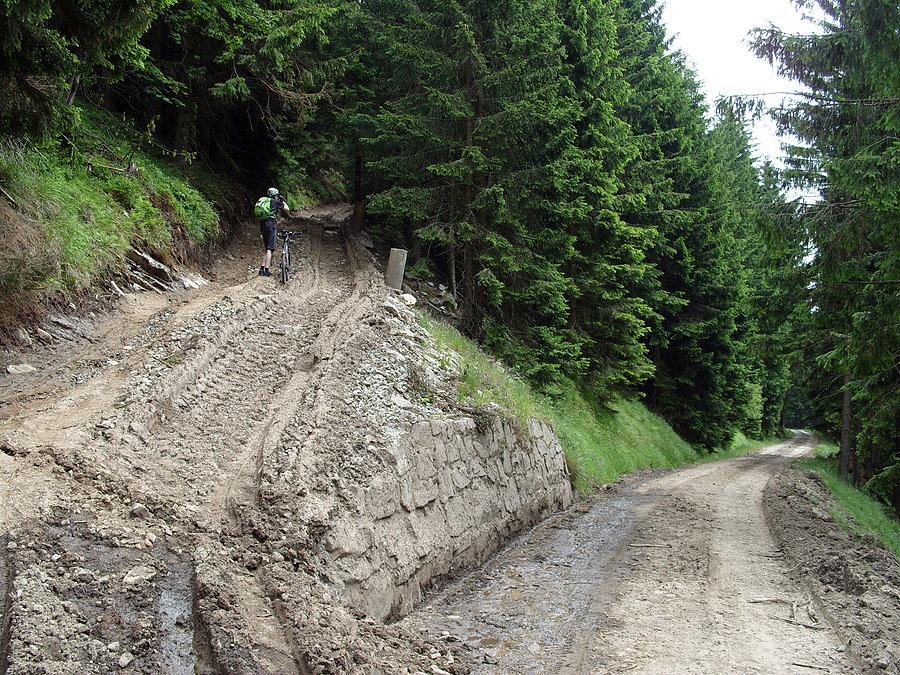 W terenowy podjazd 4x4 o grząskim gruncie ;)