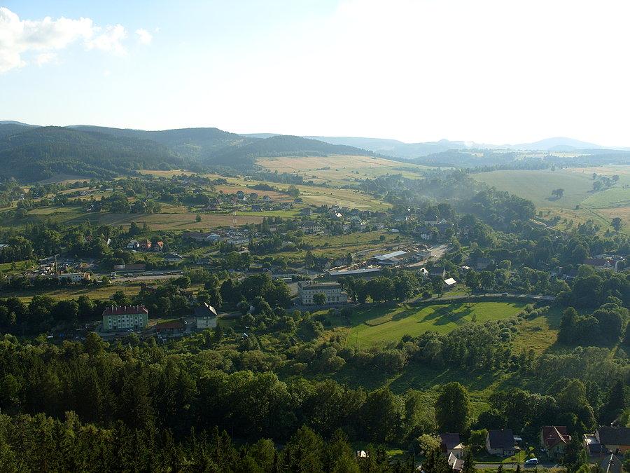 Jeszcze jeden widok na Szczytną i otaczające ją okolice i czas w drogę