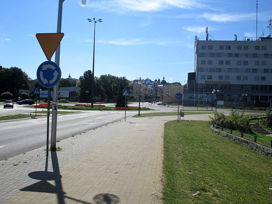 Wjazd do centrum Chełma