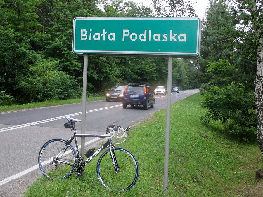 Mój rower w Białej Podlaskiej