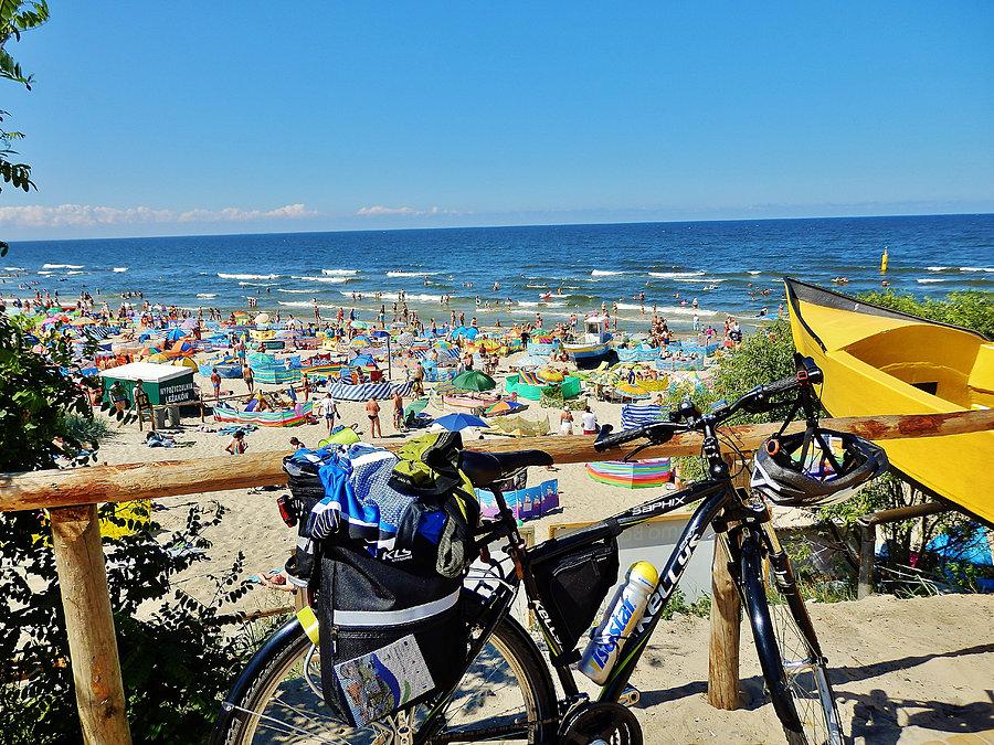 Wypad nad morze do Stegny. Plaża w Stegnie