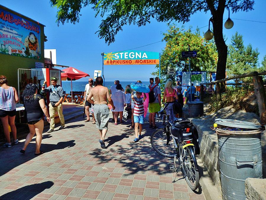 Wypad nad morze do Stegny. Plaża w Stegnie