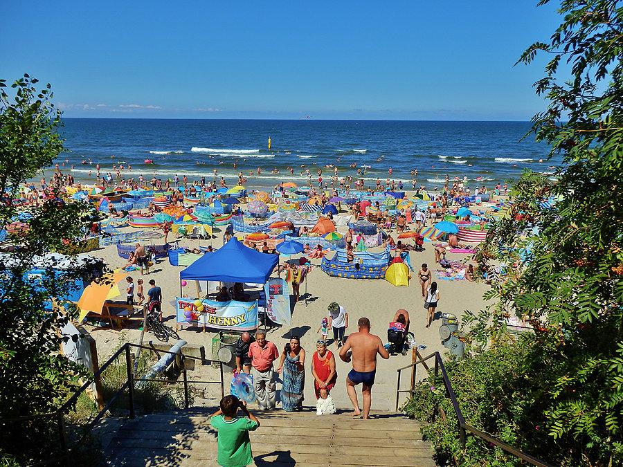 Wypad nad morze do Stegny. Plaża w Stegnie