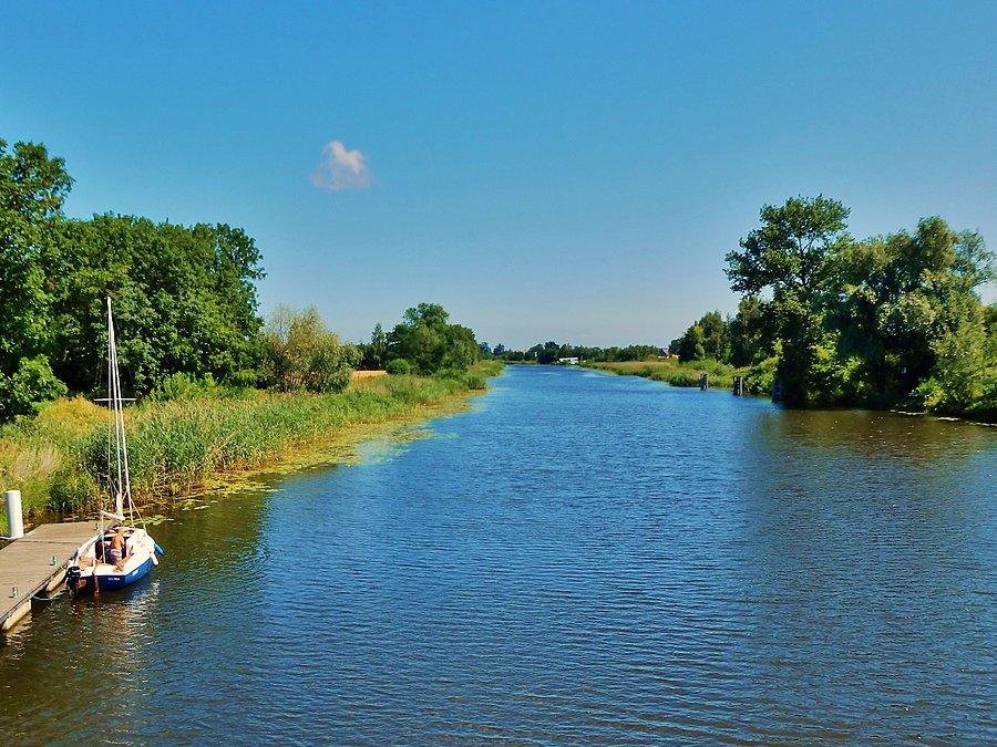 Wypad nad morze do Stegny. Szkarpawa