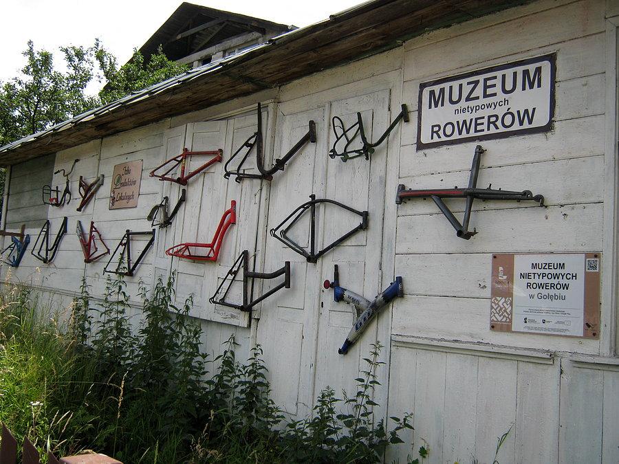 Muzeum nietypowych rowerów w miejscowości Gołąb, Lubeszczyzna