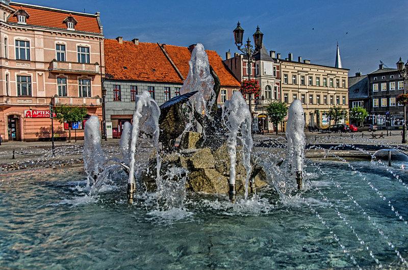 Fontanna w Kępnie - fantastycznie chłodna woda