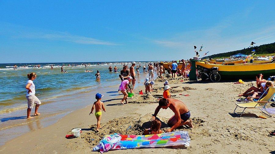 Plaża w Jantarze
