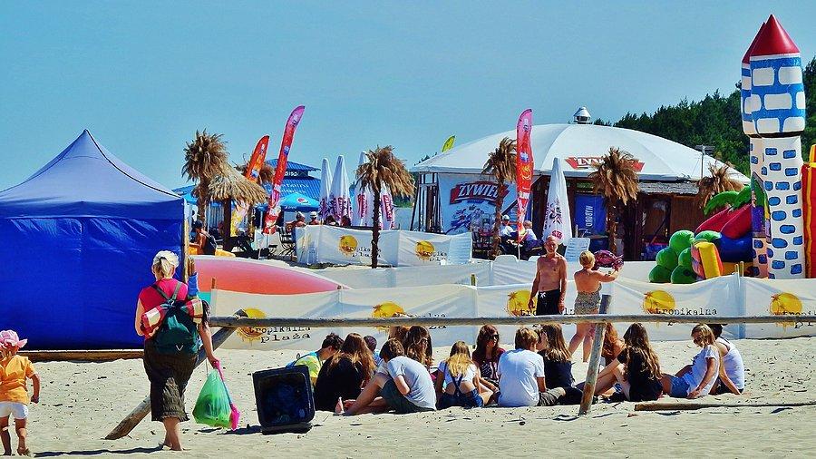 Plaża w Jantarze