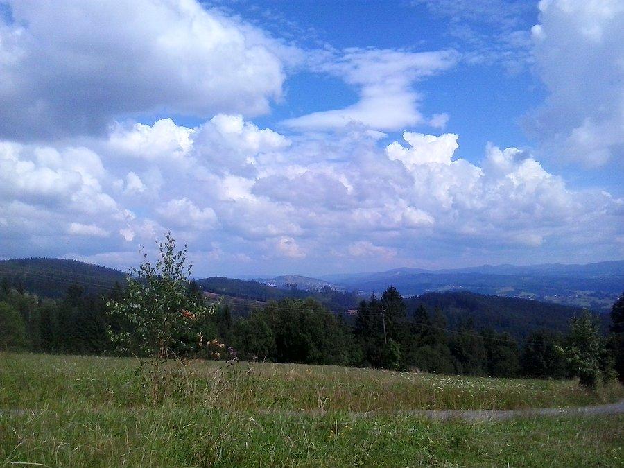 Beskidy w tle