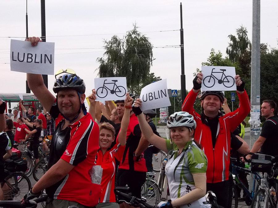 Rowerowy Lublin na Masie Krytycznej