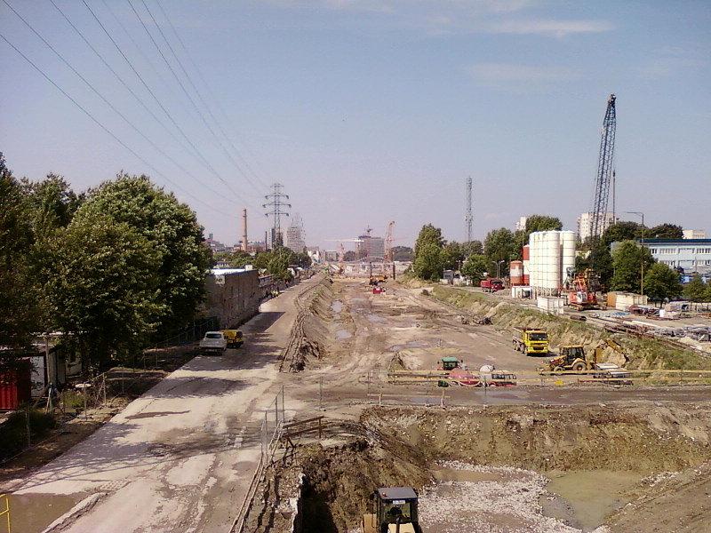 Budowa tunelu do Dworca Fabrycznego