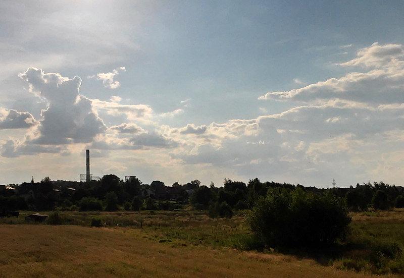 Widok ze starej hałdy w Starej Kuźni