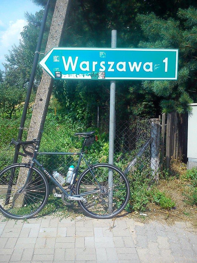 Byłem w Warzawie ! Blacha nie kłamie ! :-)