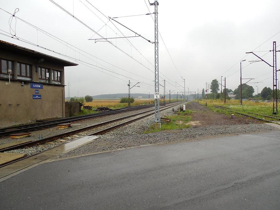 Posterunek Lisów na linii nr 61 Fosowskie-Częstochowa
