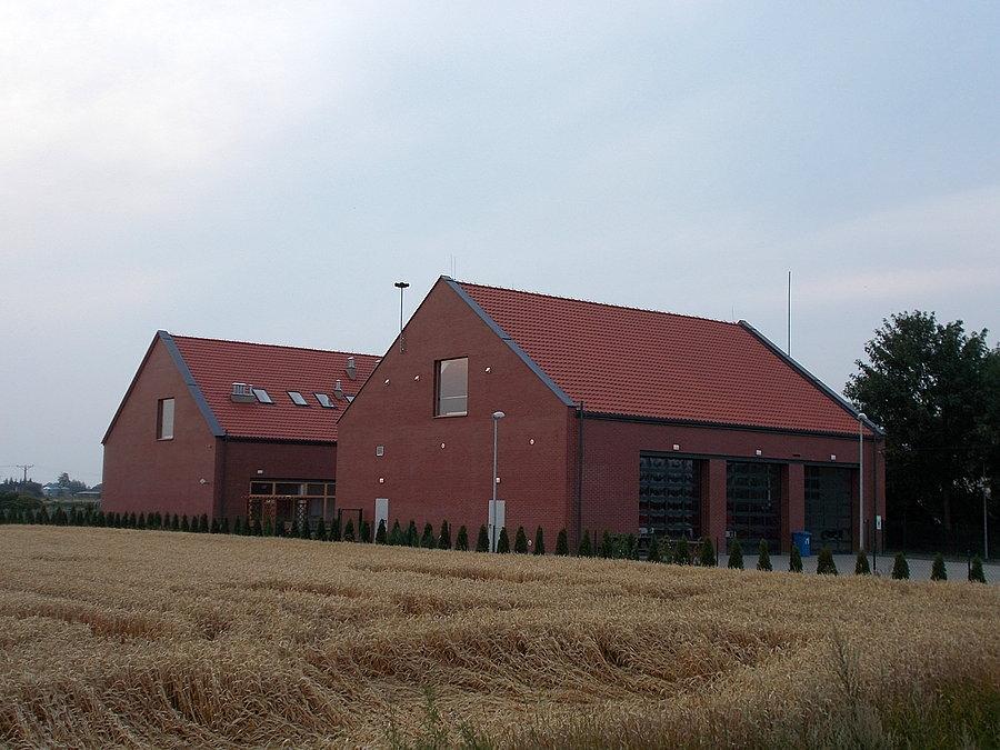 Nowakowo - nowa remiza OSP i biblioteka gminna