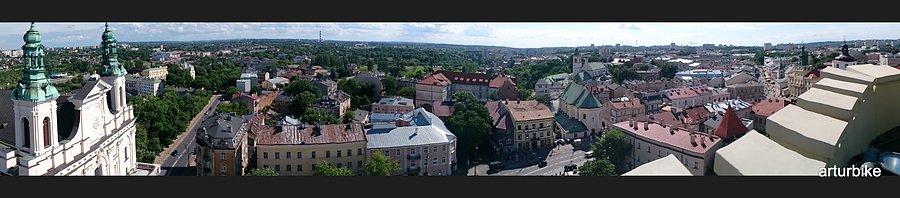 Lublin, widok z wieży widokowej