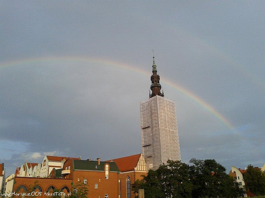 Tęczna na katedrze św. Mikołaja