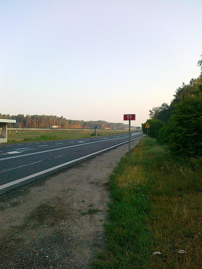 Jedynka i A1 w stronę Gdańska