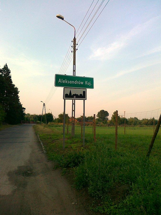 W końcu dojechałam do Aleksandrowa