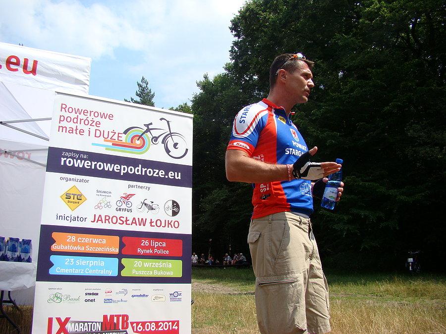 "Rowerowe podróże małe i duże" głowny pomysłodawca i organizator imprezy