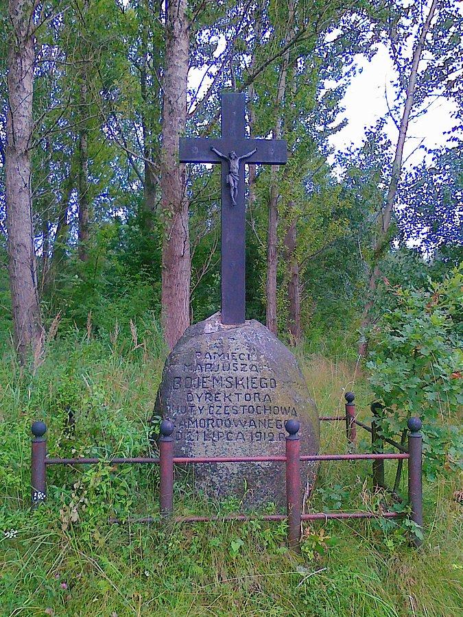 Pomnik ku pamieci Mariusza Bojemskiego - dyrektora Huty Czestochowa