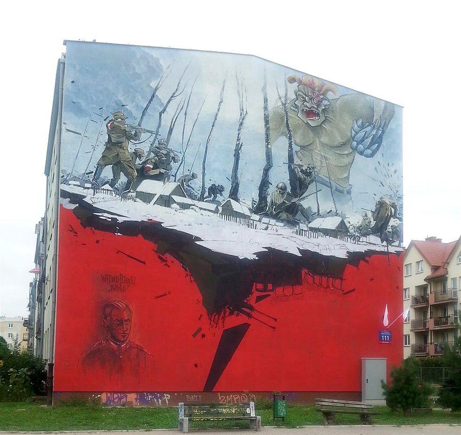 Dziwny mural