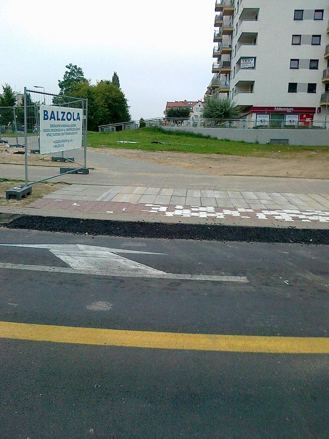 Nawet podjazdy są wyasfaltowane