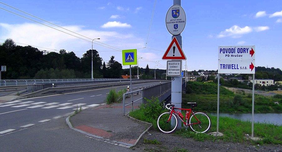 Most nad Odrą w okolicy Koblova