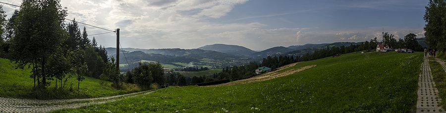 Panorama na Wisłę