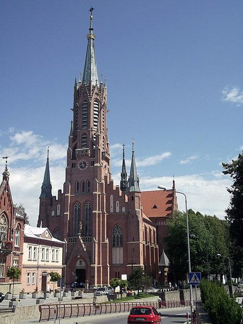 Imponujący kościół w Grybowie