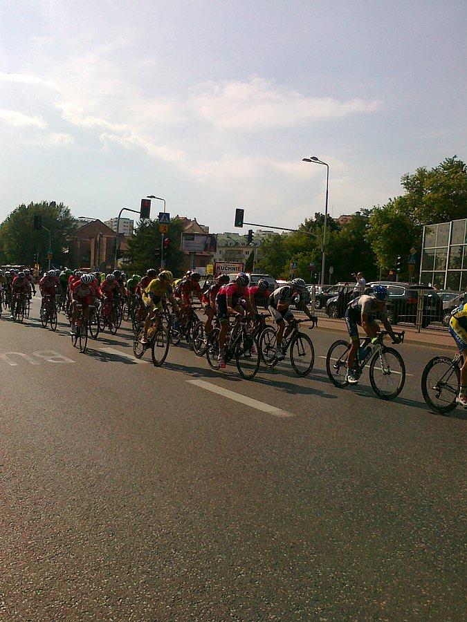 Tour de Pologne na Górczewskiej w Warszawie