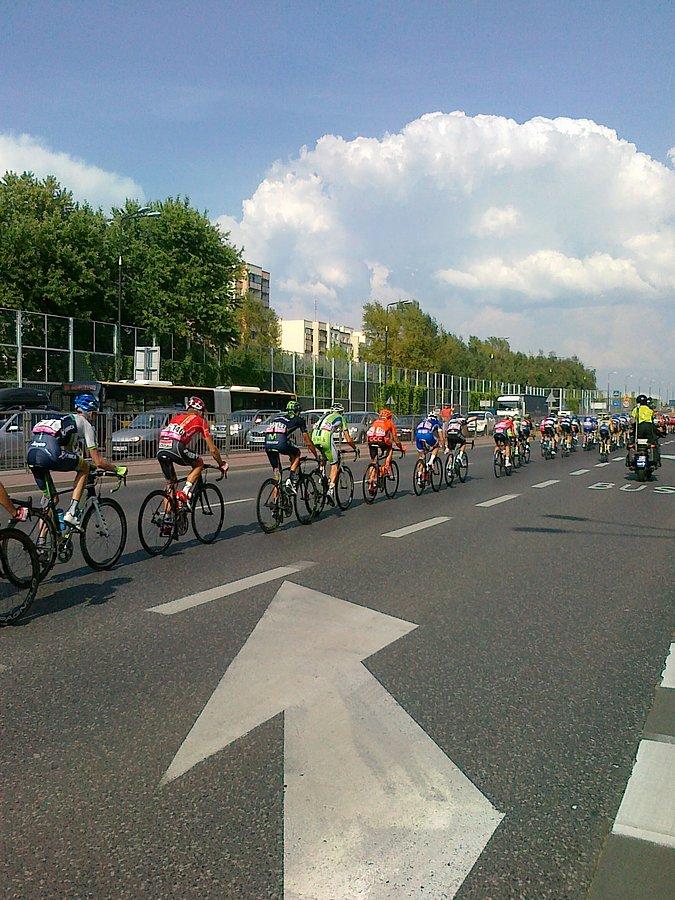 Tour de Pologne na Górczewskiej w Warszawie