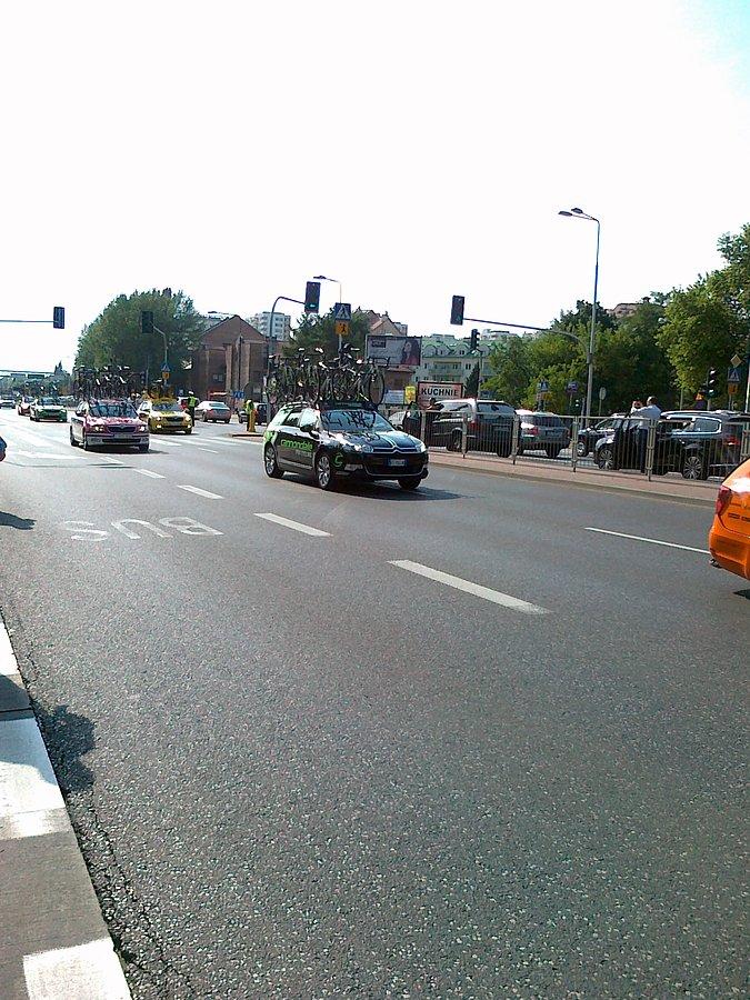 Tour de Pologne na Górczewskiej w Warszawie