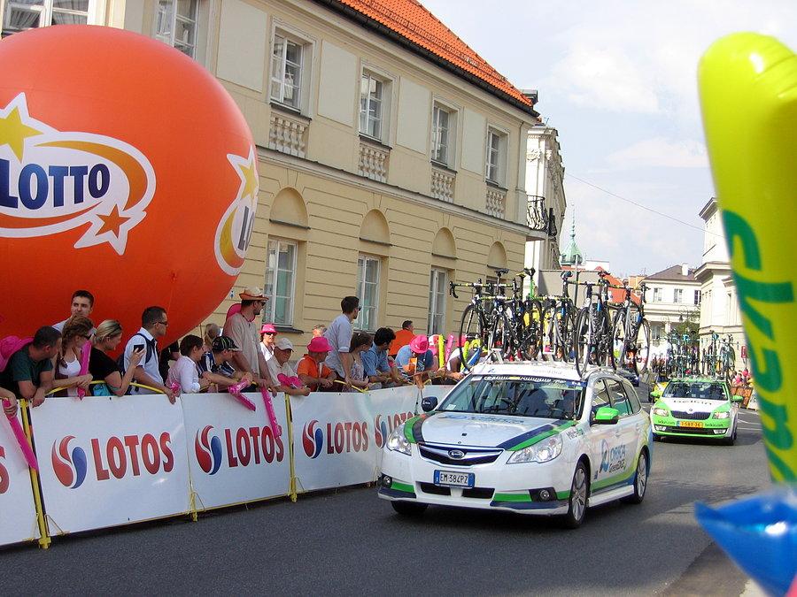 Tour de Pologne w Warszawie