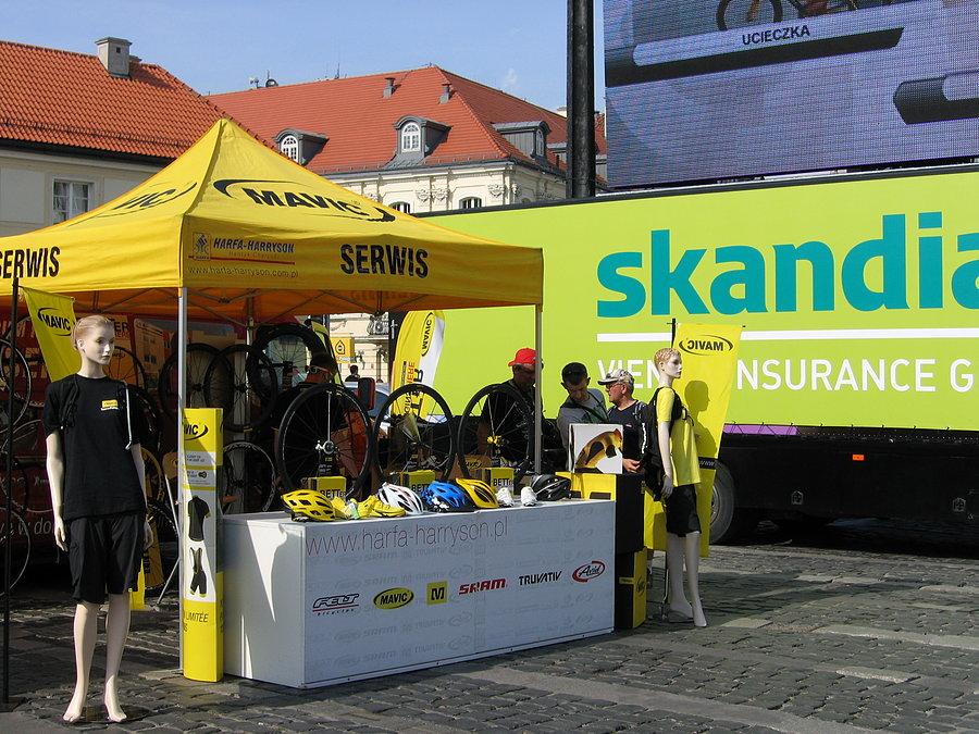 Tour de Pologne w Warszawie