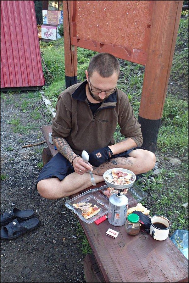 Pizza na śniadanie ;)
