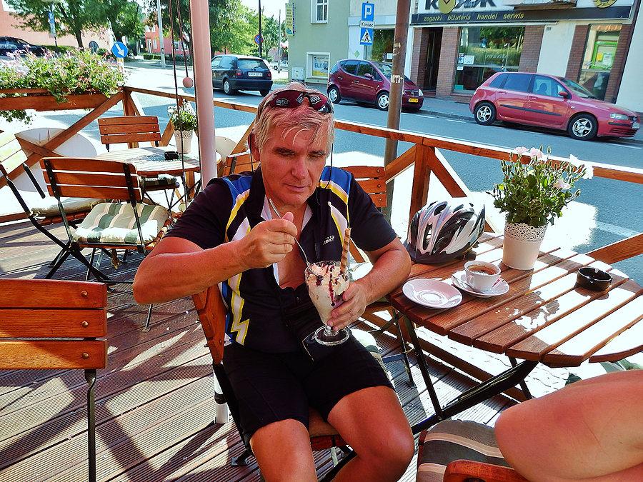Miejsce docelowe wycieczki. Kwidzyn. Lody dla ochłody