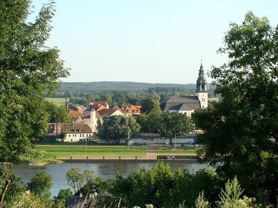 Widok na Stare Miasto w Krośnie Odrzańskim
