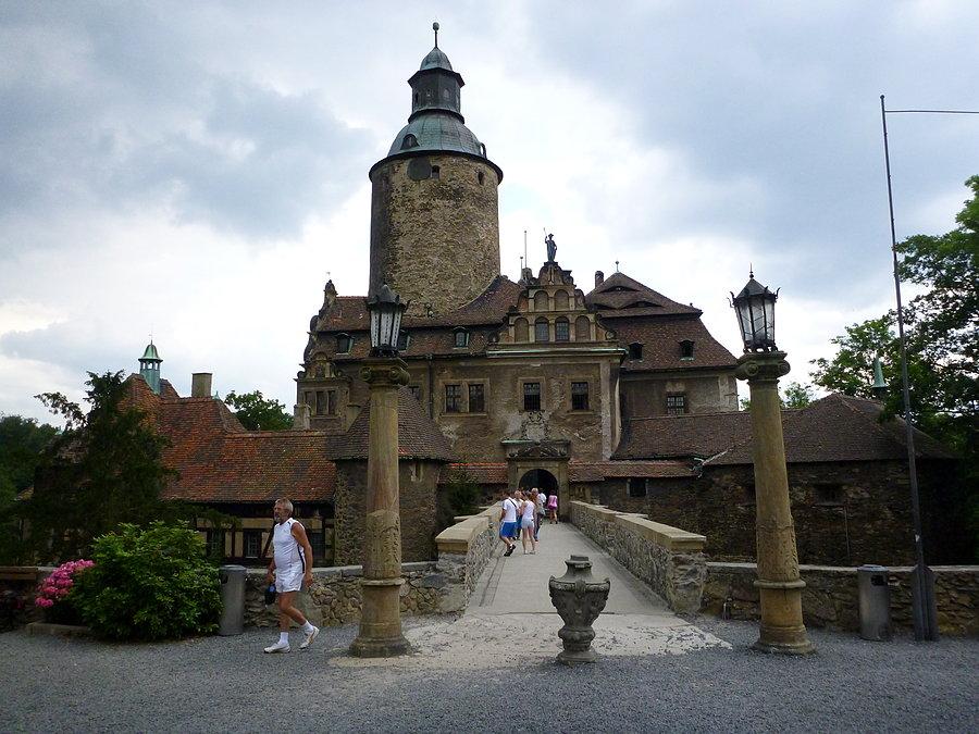 Zamek Czocha frontem