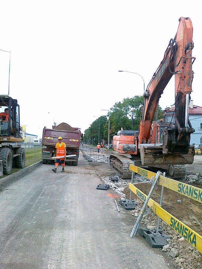 Remont na Połczyńskiej, pojechaliśmy " do posesji"