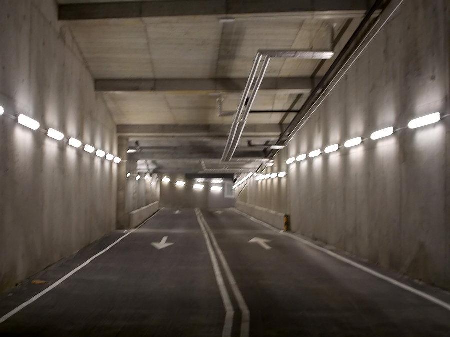 Wjazd na parking CH Ogrody