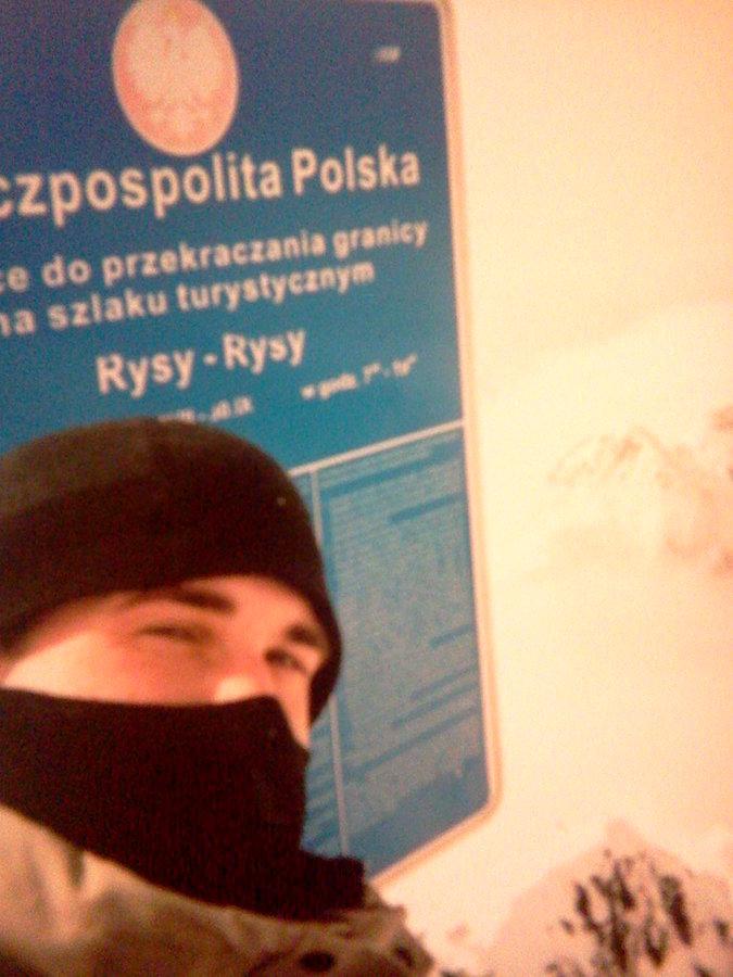 Na polskim, niższym wierzchołku Rysów