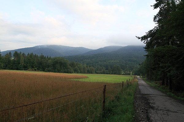 Zjazd na przełęcz nad Boguszą