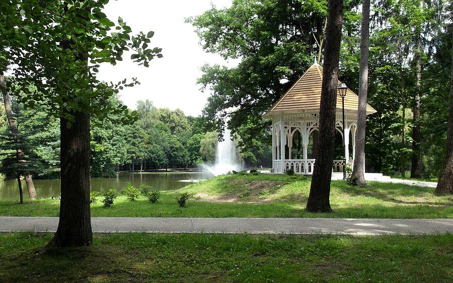 W parku w Cieplicach zrobiliśmy przerwę