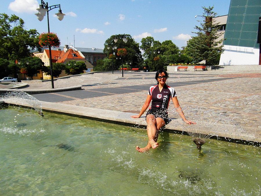 Ochloda w fontannie - Kwidzyn